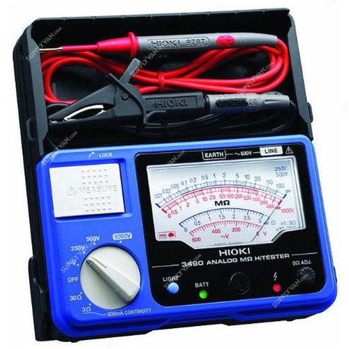 Hioki Analog Insulation Tester, 3490, 660V