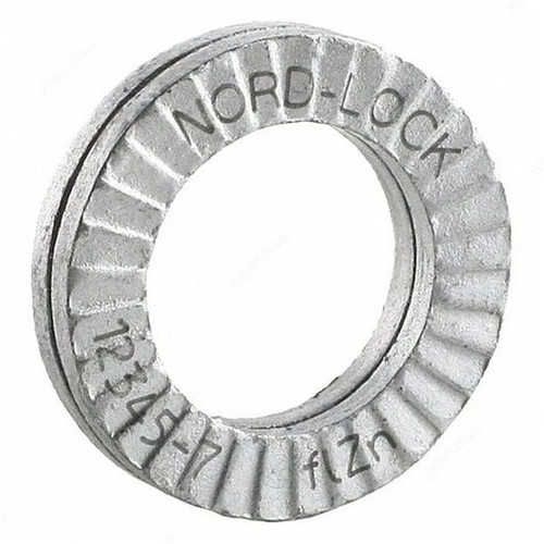 Nord-Lock Wedge Locking Washer, 2711, Carbon Steel, 1 Inch