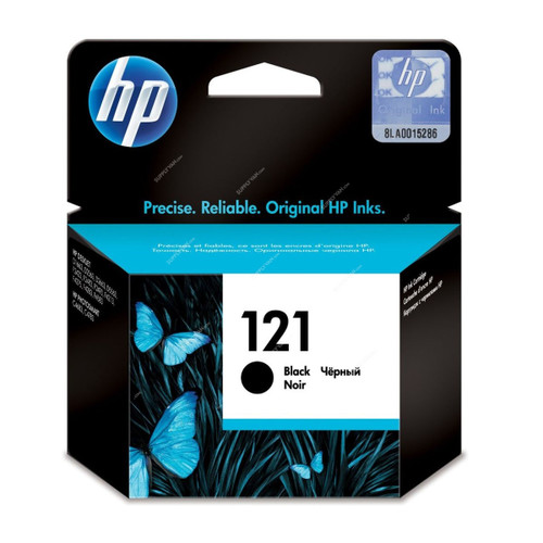 HP Original Ink Cartridge, CC640HE, 121, Black
