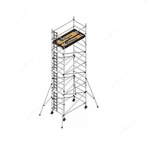 Unique Double Width Scaffolding Tower, USDW-8-30, Aluminium, 8.30 Mtrs, 250 Kg