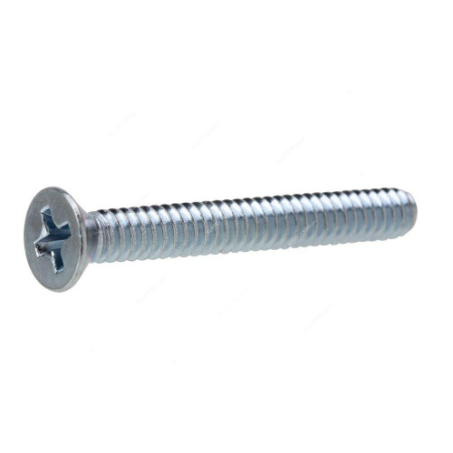 All Screw Fasteners Machine Screw, Oval Raised Head, M3.5 x 40MM, 100 Pcs/Pack