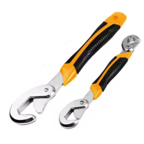 Tolsen Universal Wrench Set, 15282, 9-32MM Jaw Capacity, 2 Pcs/Set