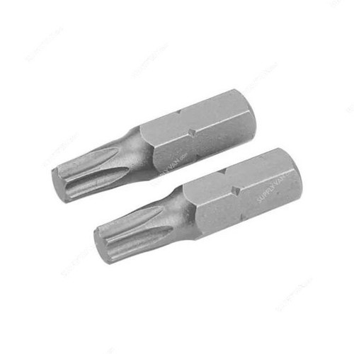 Tolsen Screwdriver Bit, 20223, T20 x 25MM, 2 Pcs/Pack