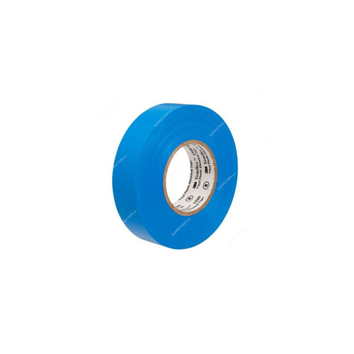 3M Vinyl Electrical Tape, Temflex 1500BL, 19MM x 10 Mtrs, Blue