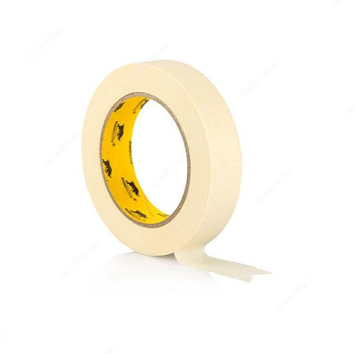 Rhinomotive Masking Tape, R1014, 24MM x 50 Mtrs, Off-White