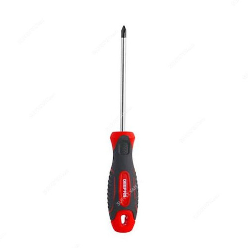 Geepas Screwdriver, GT59097, Phillips, PH1 x 75MM, Red/Black