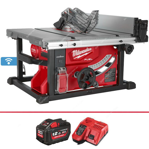 Milwaukee One-Key Cordless Table Saw, M18FTS210-121B, Fuel, 18V, 210MM, 3 Pcs/Kit