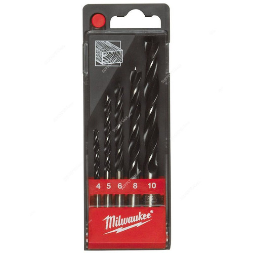 Milwaukee Wood Drill Bit Set, 4932352465, 5 Pcs/Set