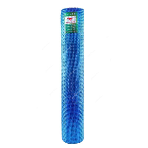 Musu Tang Safety Mesh, BFM81, Fiberglass, 8 Inch x 25 Mtrs, Blue