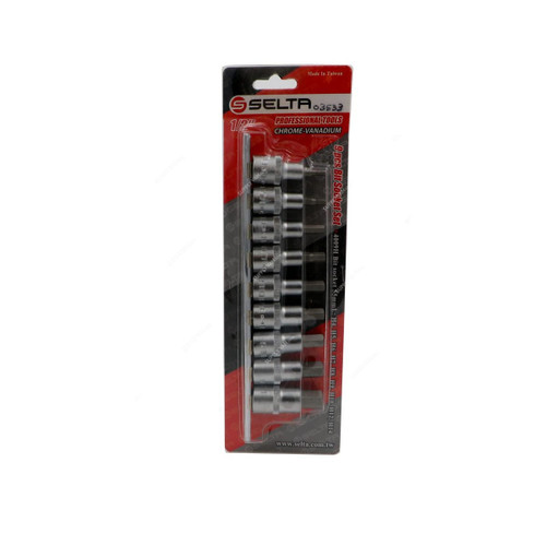 Selta Hex Bit Socket Set, MC13-HEX9, 1/2 Inch, 9 Pcs/Set