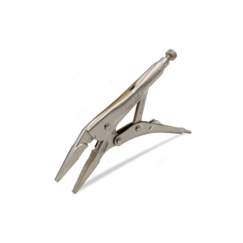 Selpro Long Nose Locking Plier, MC59-LNLP, Steel, 9 Inch, Silver