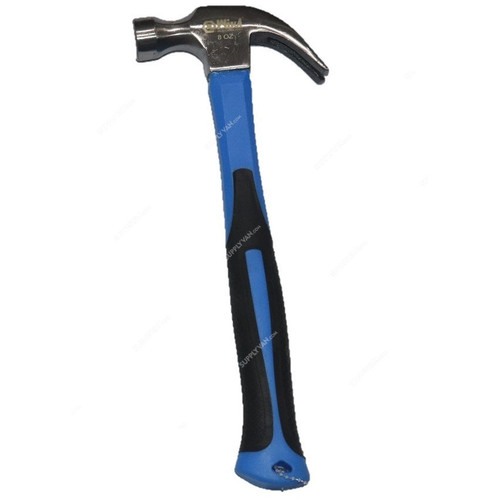 Wika Claw Hammer With Fiber Handle, WK17046, Forged Steel, 8 Oz