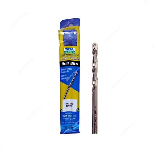 Tata Agrico Masonry Drill Bit, DM006, Stainless Steel, 6MM