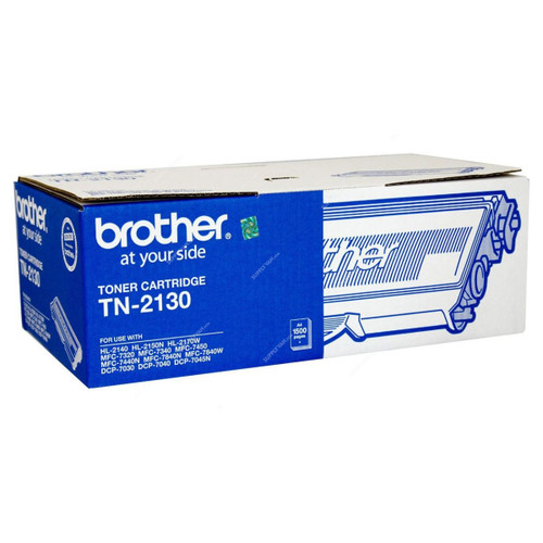 Brother Toner Cartridge, TN-2130, 1500 Pages, Black