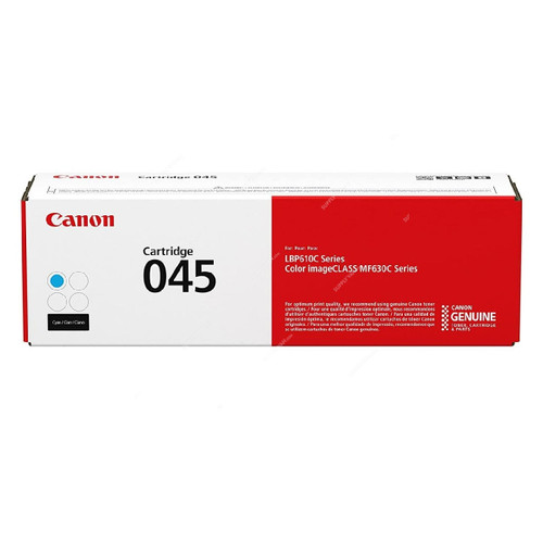 Canon Original Toner Cartridge, CRG045C, 1300 Pages, Cyan