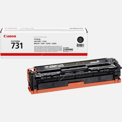 Canon Original Toner Cartridge, CRG731BK, 1400 Pages, Black