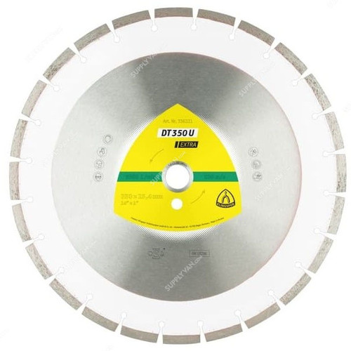 Klingspor Extra Diamond Cutting Blade, DT350U, 25.4 x 300MM