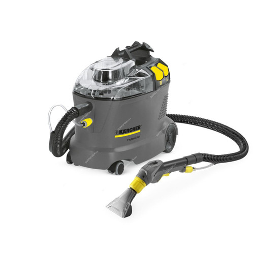 Karcher Puzzi 8/1 C Spray Extraction Cleaner, 11002250, 230 Mbar, 1200W, 8 Ltrs Tank Capacity, Grey