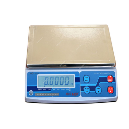 Eagle Precision Weighing Scale, Silver15, 15 Kg, Blue/Gold