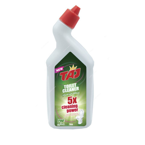 Taj Toilet Cleaner, Pine, 750ML, 12 Pcs/Pack