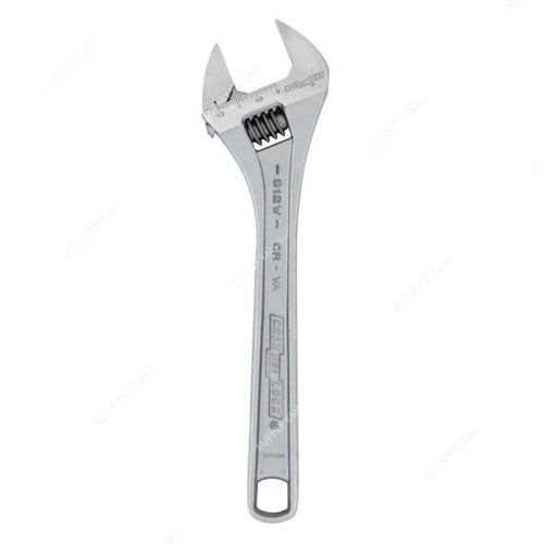 Channellock Adjustable Wrench, CL-812W, 39.12MM Jaw Capacity, 12 Inch Length