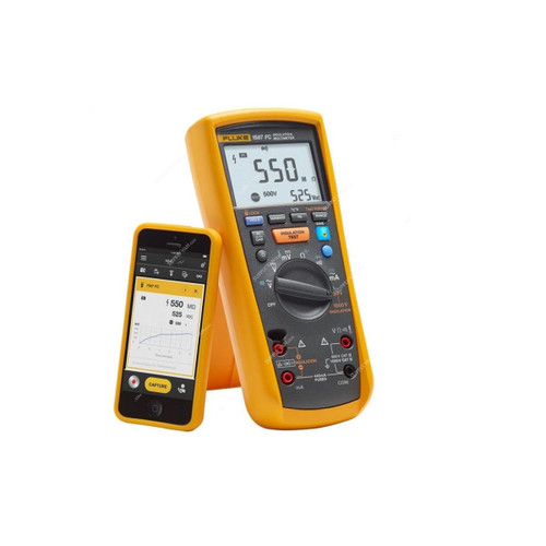 Fluke 2 In 1 Insulation Multimeter, 1587-FC, 1000V, 500 KOhm