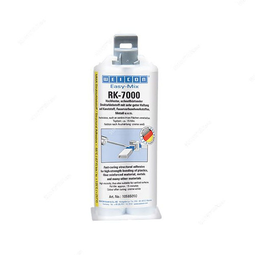 Weicon Easy-Mix RK-7000 Structural Acrylic Adhesive, 10565050, 50GM