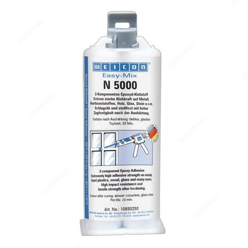 Weicon Easy-Mix N 5000 Epoxy Adhesive, 10650250, 50ML