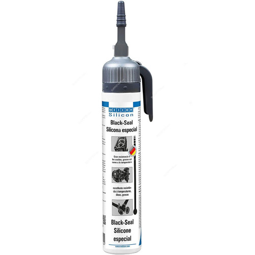 Weicon Black-Seal Special Silicone Sealant, 13051200, 200ML