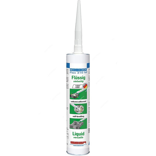 Weicon Flex 310 M Liquid MS-Polymer Adhesive, 13333310, 310ML, White