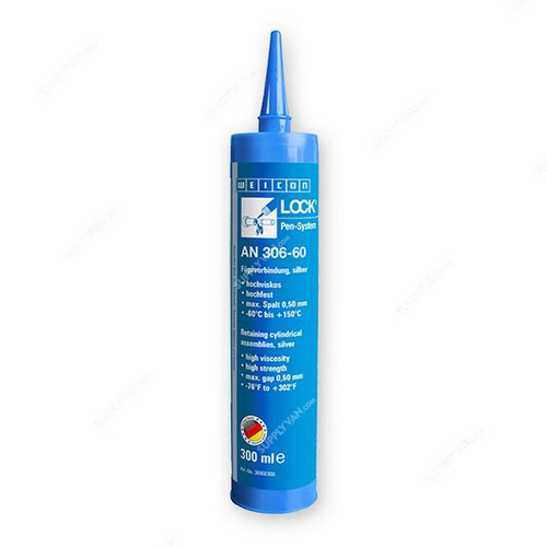 Weicon Retaining Cylindrical Assemblies, 30660300, Weiconlock, 300ML