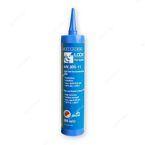 Weicon AN 305-11 Pipe and Thread Sealing, 30511300, Weiconlock, 300ML