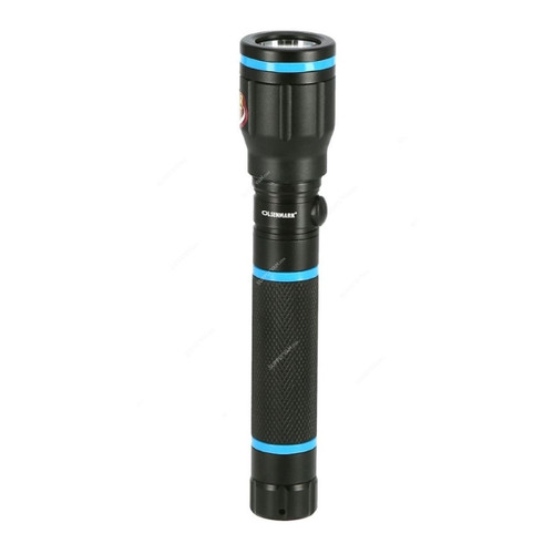 Olsenmark Rechargeable LED Flashlight, OMFL2657, 152MM, Black/Blue