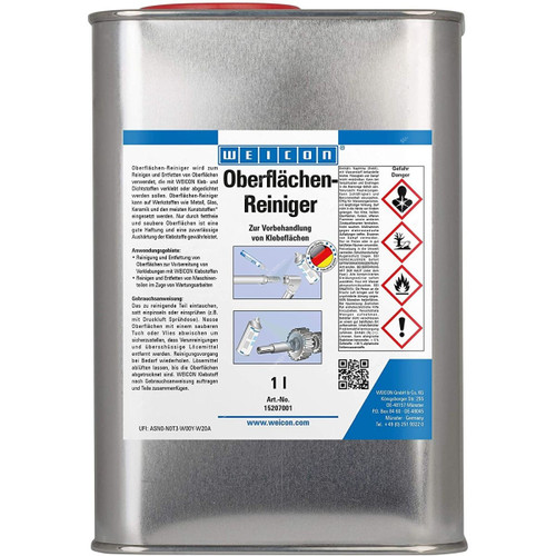 Weicon Surface Cleaner, 15207001, 1 Ltr