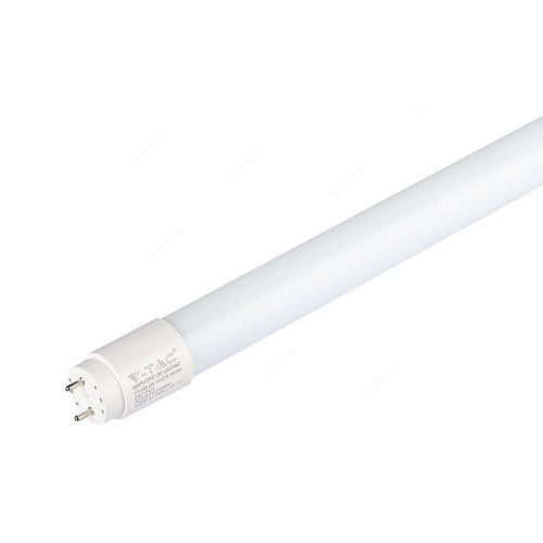 V-Tac LED Tube Light, VT-600, 9W, 2 Feet, T8, 6000K, White