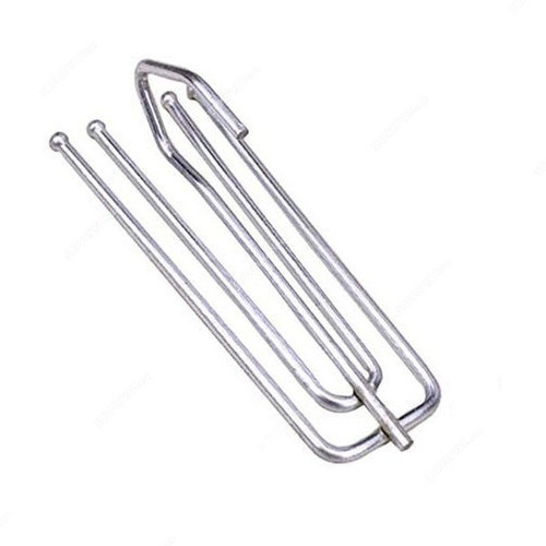 4 Prongs Pinch Pleat Curtain Hook, 7 x 2.5CM, Metal, 100 Pcs/Pack