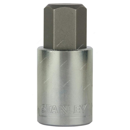 Stanley 4 Point Hexagonal Bit Socket, STMT73381-8B, 1/2 Inch Drive, 19MM