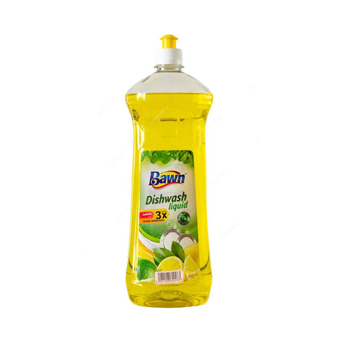 Bawn Dishwash Liquid, Lemon Fragrance, 500ml, 24 Pcs/Carton