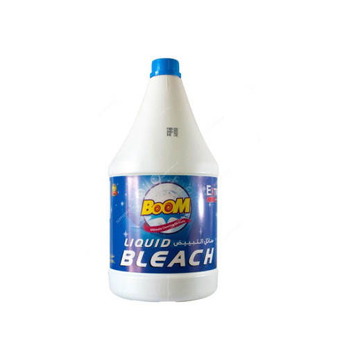 Boom Liquid Bleach, 1 Gallon, 6 Pcs/Carton