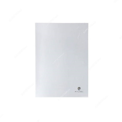 Atlas File Folder, F31428, A4, 180 Mic, Clear White