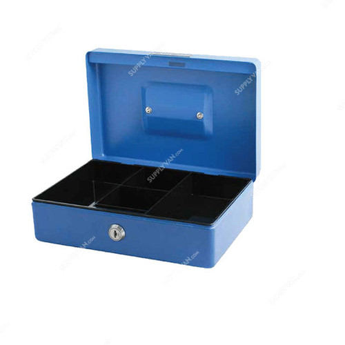 Carl Cash Box, CB-2010, 10 Inch, Blue