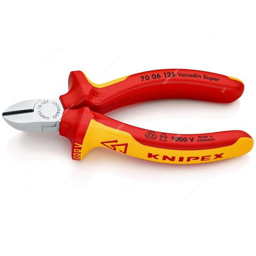 Knipex Diagonal Cutter, 7006125, 125MM