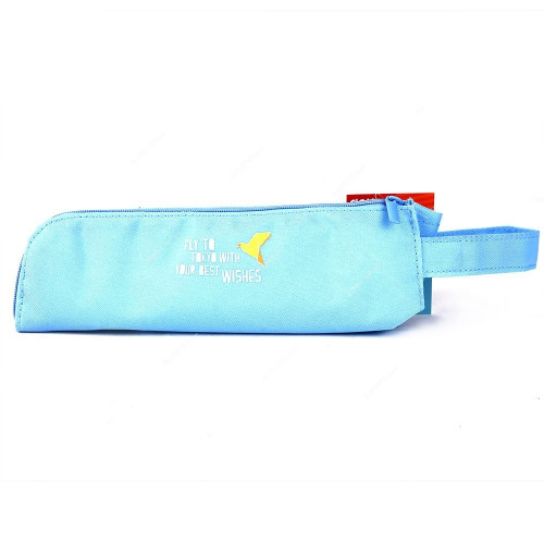 Deli Pencil Pouch, EZ86502, 215 x 40MM, Blue