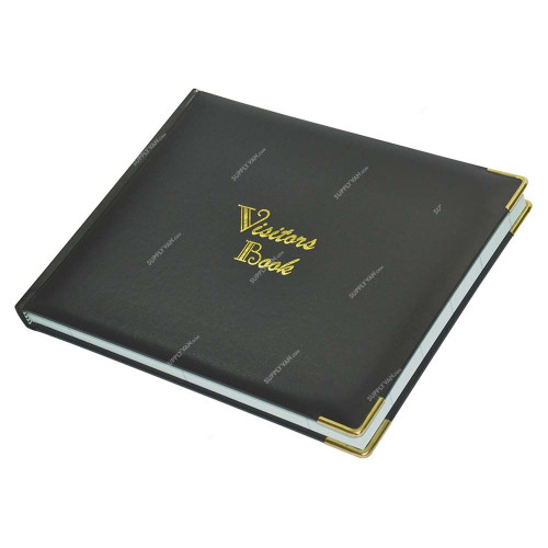 Fis Visitor Book, FSCLVISITOR, Arabic/English, 250 x 200MM, Black