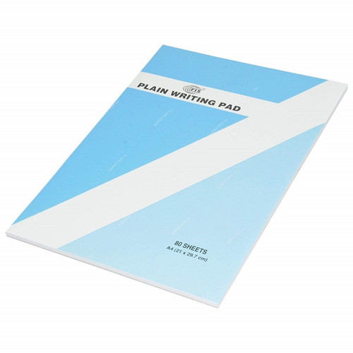 Fis Plain Letter Pad, FSPDJA20, A4, 80 Sheets, White