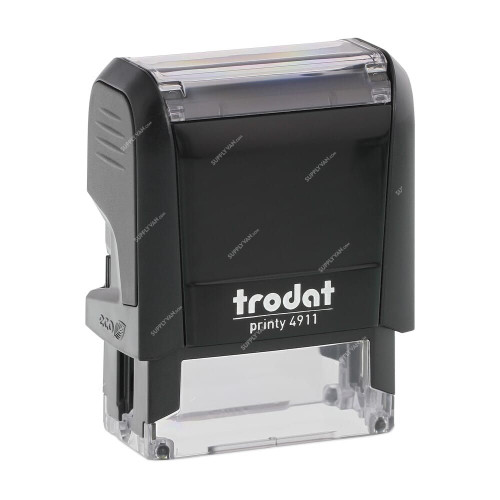 Trodat Printy Self Inking Stamp, 4911, CONFIDENTIAL Wording, 14 x 38MM, Red