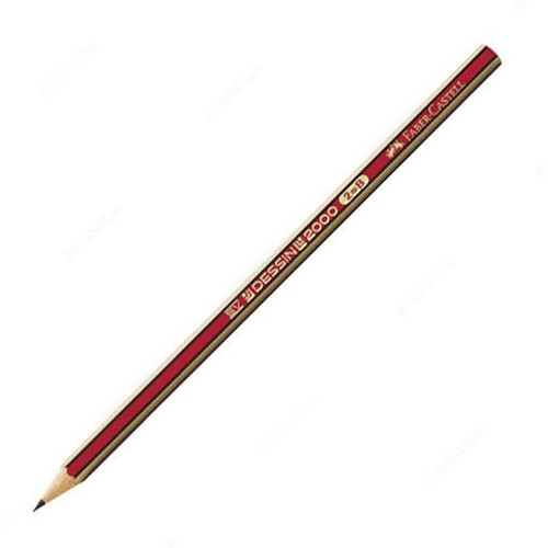 Faber-Castell Graphite Pencil, 112300, Dessin 2000, Black Lead, 12 Pcs/Pack