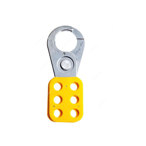 Loto-Lok Lockout Hasp, HSP-PMH-25Y, Steel, 25MM, Yellow