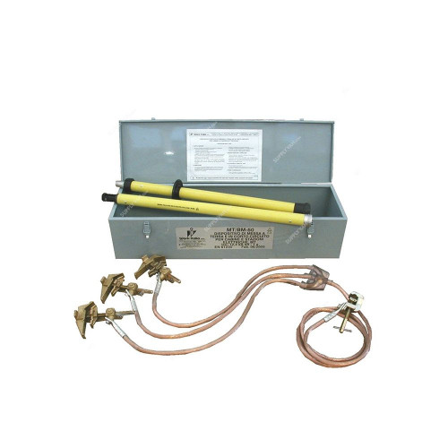 Earthing and Short Circuiting Kit, MT-BM-50, 2 Mtrs, 50 sq.mm, 3 Pcs/Kit