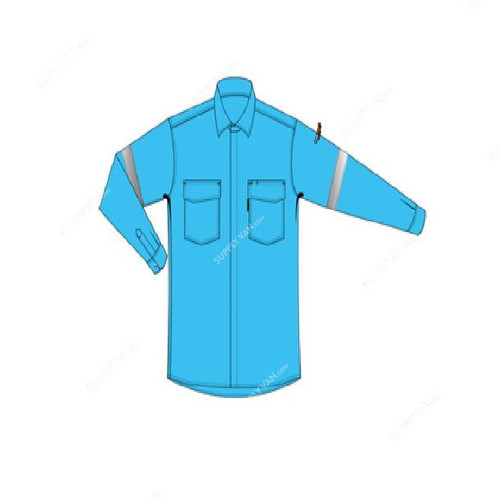 Tarasafe Arc Flash Featherlite Shirt, BLOKARC-10FSH-XLLB, Blok-Arc, XL, Light Blue